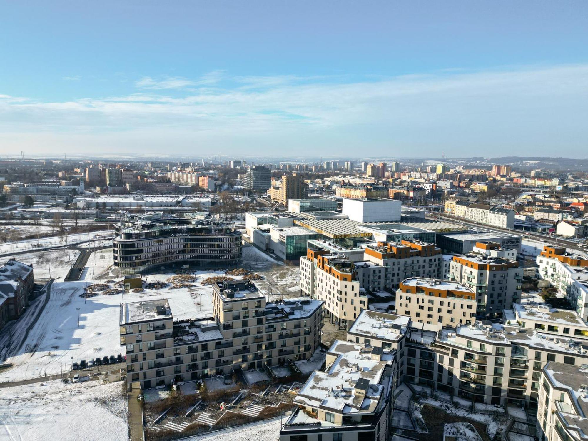 Bnb New Beautiful Apartment In The Center Of Ostrava With Option Garage Parking Buitenkant foto