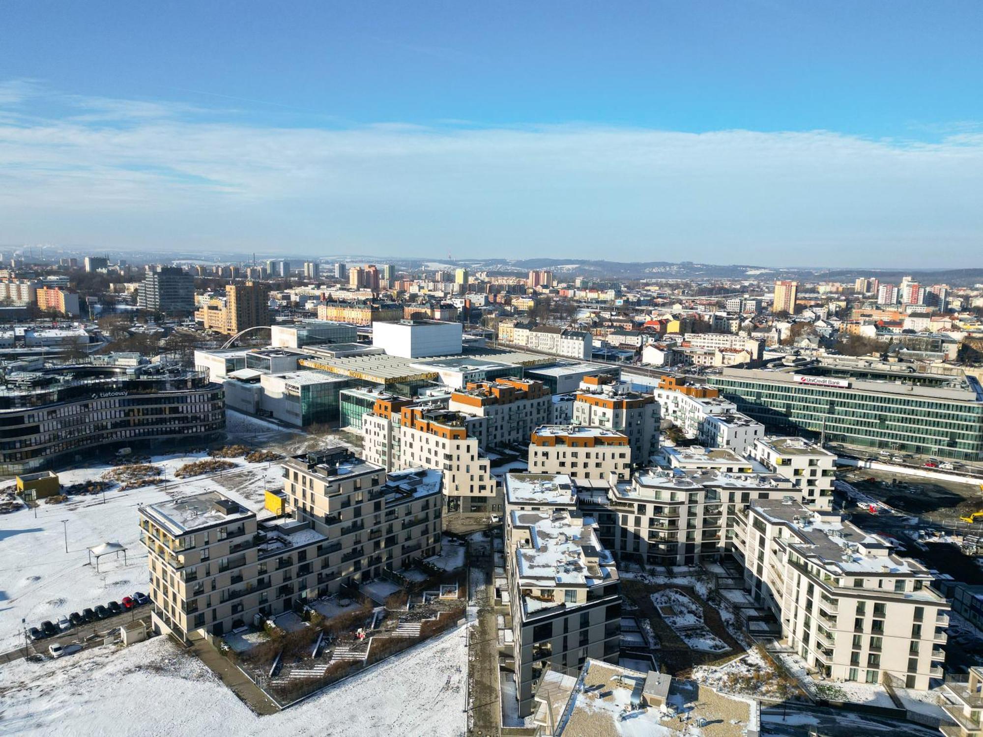 Bnb New Beautiful Apartment In The Center Of Ostrava With Option Garage Parking Buitenkant foto